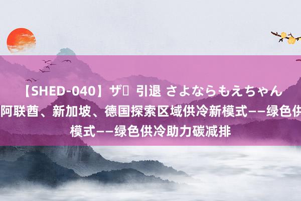 【SHED-040】ザ・引退 さよならもえちゃん！ 外洋视点｜阿联酋、新加坡、德国探索区域供冷新模式——绿色供冷助力碳减排